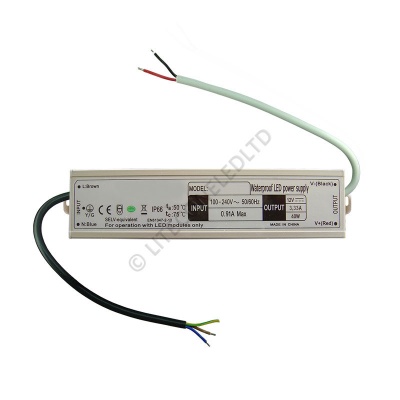 12V DC 40W (3.33A) IP66 Constant Voltage LED Driver
