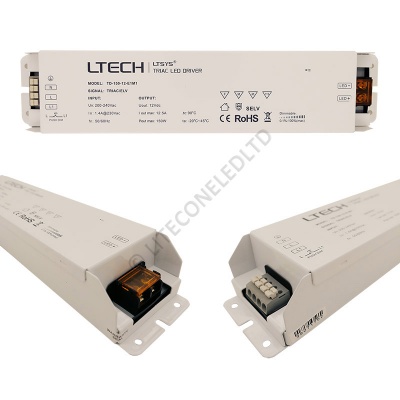12V DC 150W (12.5A) Constant Voltage Triac Dimmable LED Driver