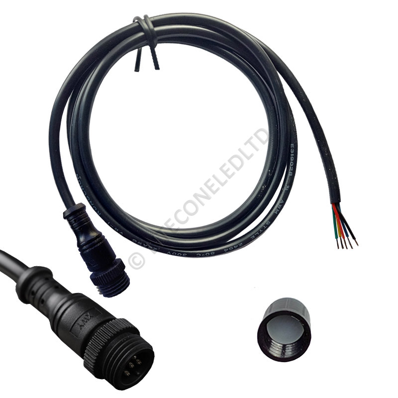 3W Spotlight RGBW 5 Core Connection Cable litecone.co.uk
